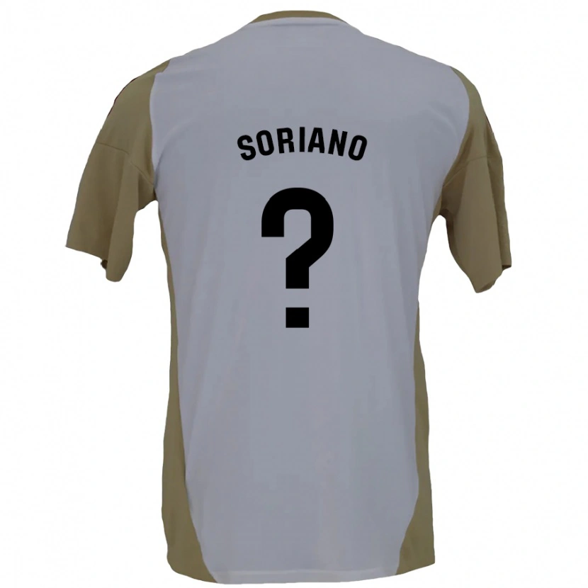 Danxen Män Adrián Soriano #0 Brun Vit Bortatröja Matchtröjor 2024/25 Tröjor T-Tröja