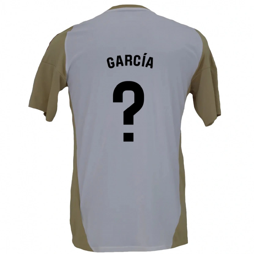 Danxen Män Alberto García #0 Brun Vit Bortatröja Matchtröjor 2024/25 Tröjor T-Tröja