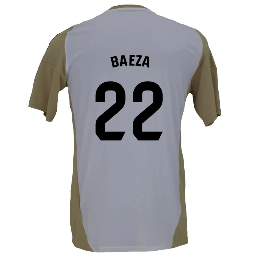 Danxen Män Miguel Baeza #22 Brun Vit Bortatröja Matchtröjor 2024/25 Tröjor T-Tröja