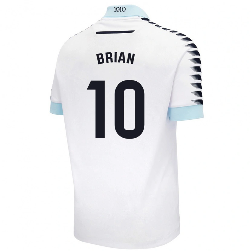 Danxen Män Brian Ocampo #10 Vit Blå Bortatröja Matchtröjor 2024/25 Tröjor T-Tröja