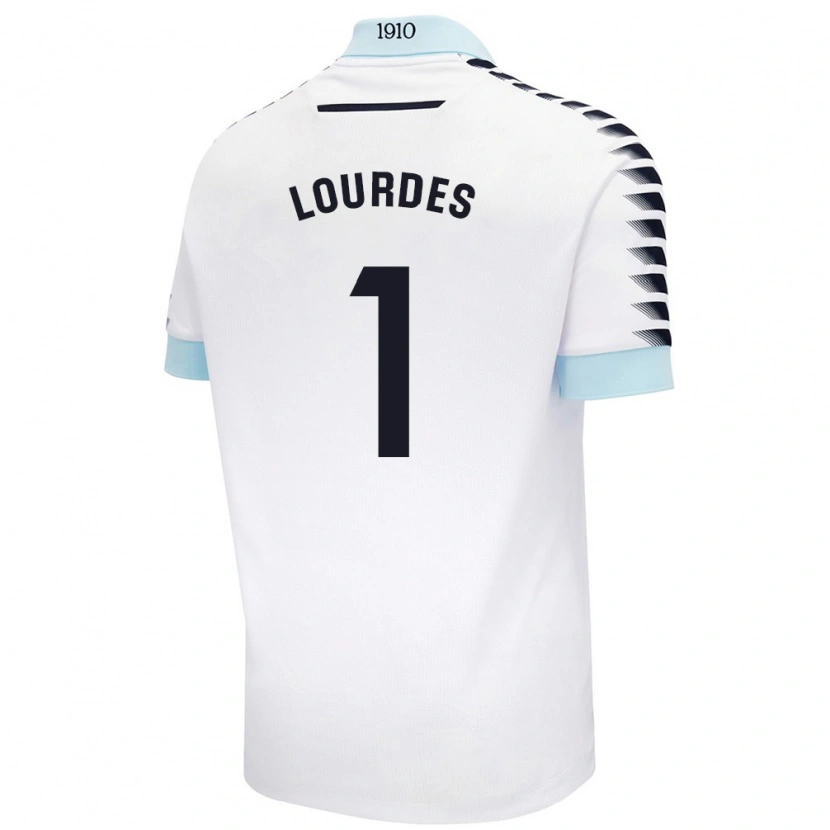 Danxen Män Lourdes #1 Vit Blå Bortatröja Matchtröjor 2024/25 Tröjor T-Tröja