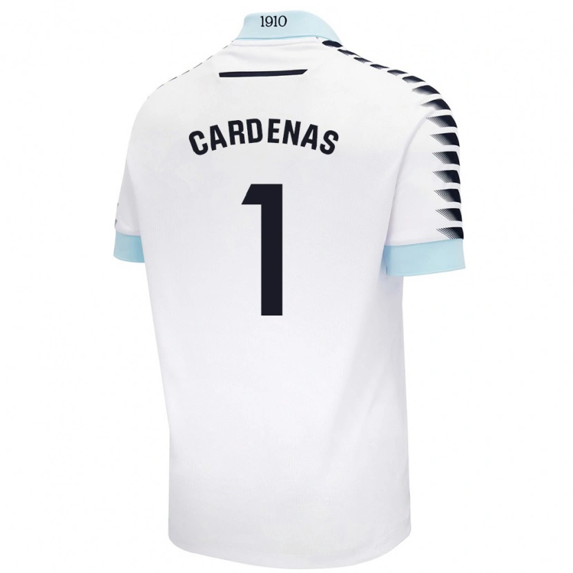 Danxen Män Raquel Cárdenas #1 Vit Blå Bortatröja Matchtröjor 2024/25 Tröjor T-Tröja