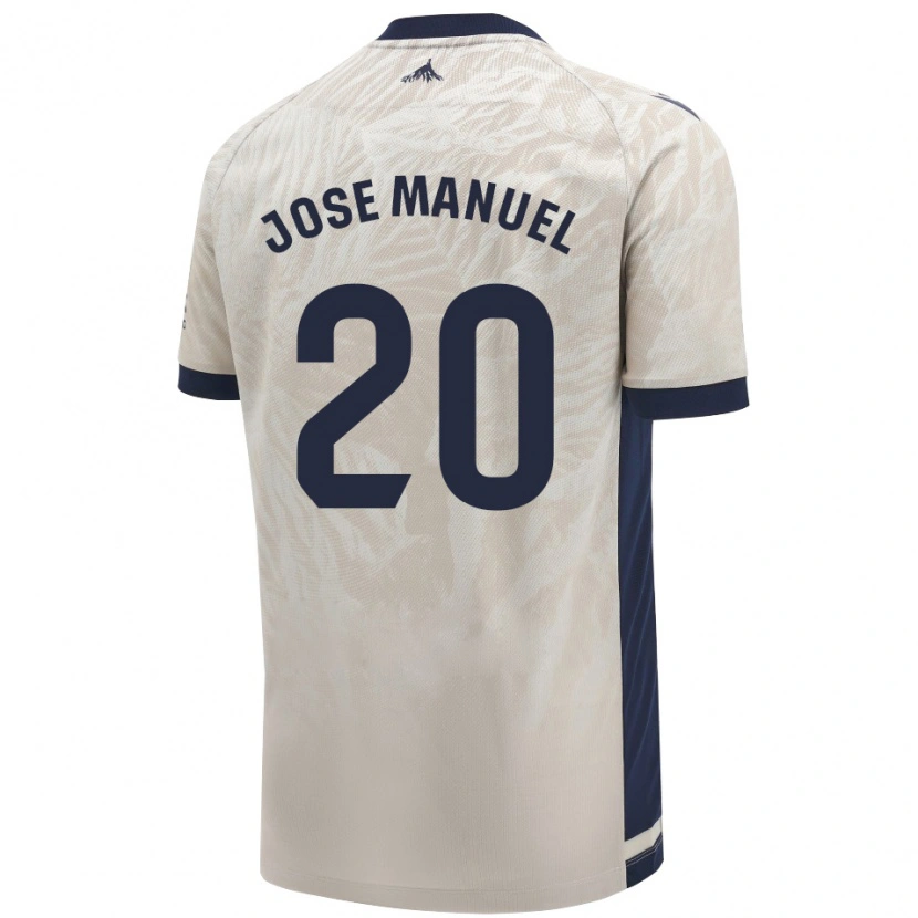 Danxen Män José Manuel Arnáiz #20 Ljusgrå Bortatröja Matchtröjor 2024/25 Tröjor T-Tröja