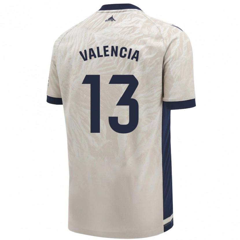 Danxen Män Pablo Valencia #13 Ljusgrå Bortatröja Matchtröjor 2024/25 Tröjor T-Tröja