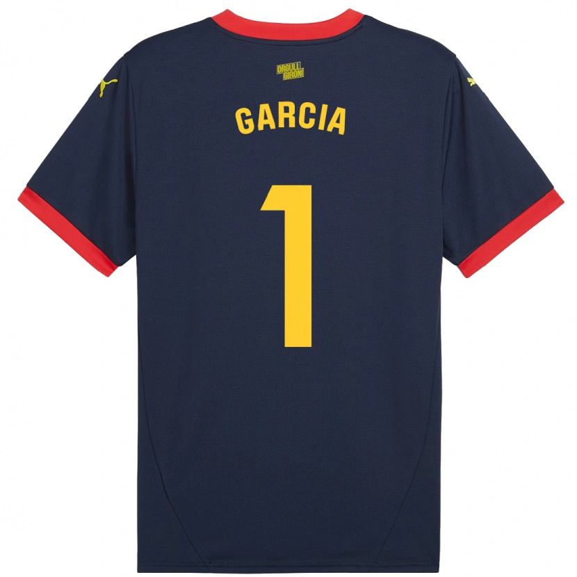 Danxen Män Lucas García #1 Marinröd Bortatröja Matchtröjor 2024/25 Tröjor T-Tröja