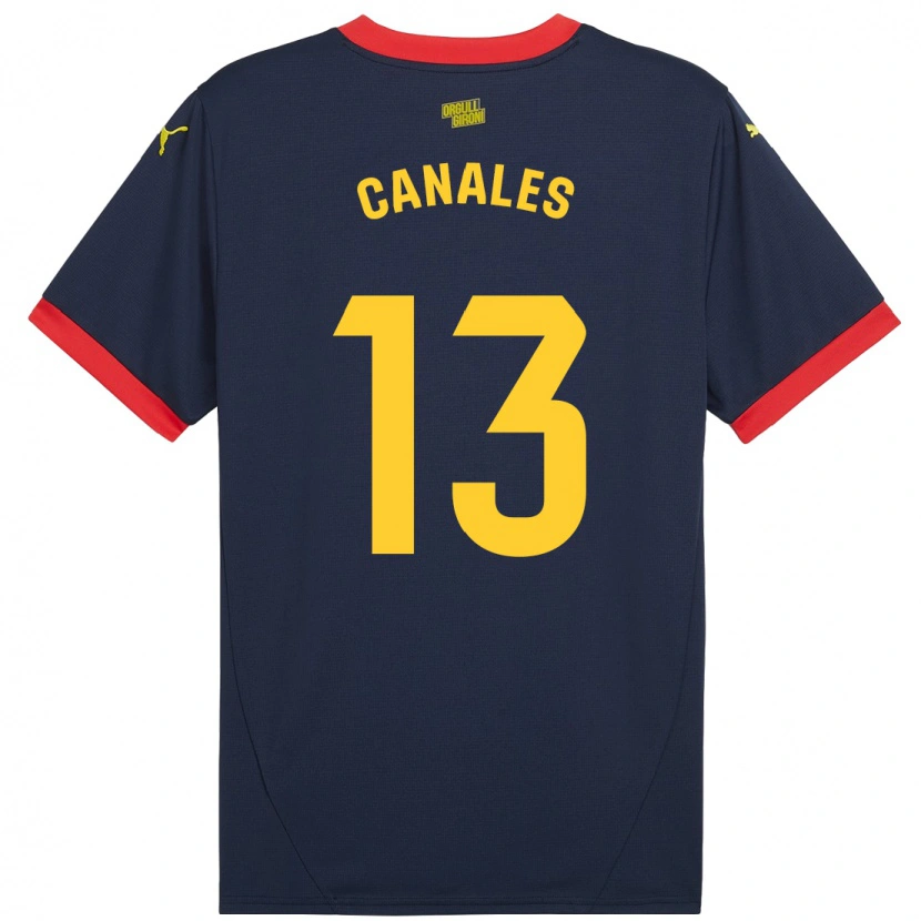 Danxen Män Juanvi Canales #13 Marinröd Bortatröja Matchtröjor 2024/25 Tröjor T-Tröja