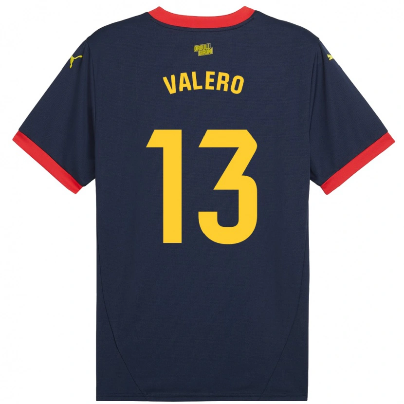 Danxen Män Eliana Valero #13 Marinröd Bortatröja Matchtröjor 2024/25 Tröjor T-Tröja