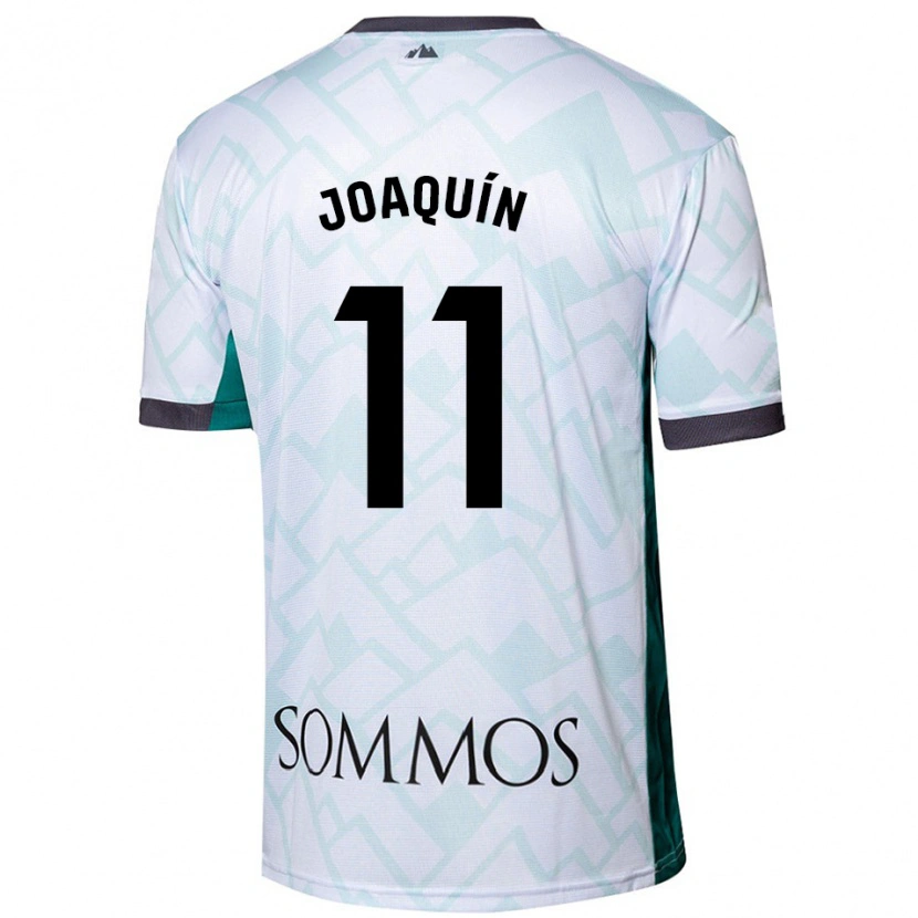 Danxen Män Joaquín Muñoz #11 Vit Grön Bortatröja Matchtröjor 2024/25 Tröjor T-Tröja