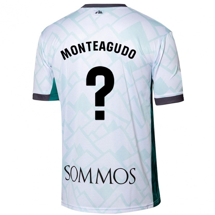 Danxen Män Miguel Monteagudo #0 Vit Grön Bortatröja Matchtröjor 2024/25 Tröjor T-Tröja