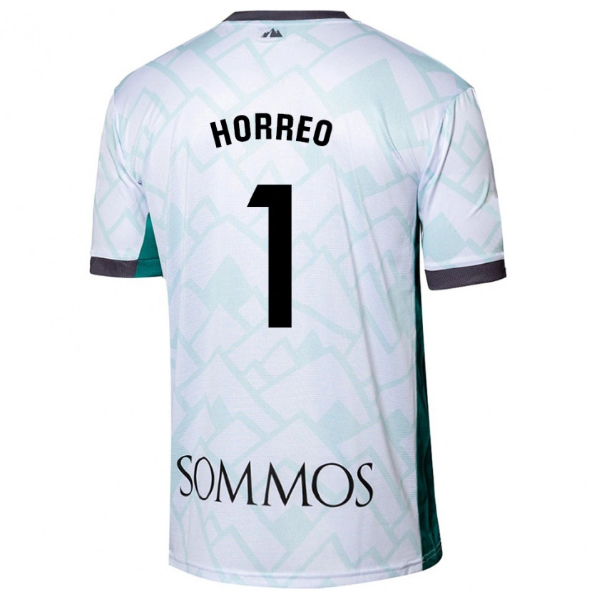 Danxen Män Berto Hórreo #1 Vit Grön Bortatröja Matchtröjor 2024/25 Tröjor T-Tröja