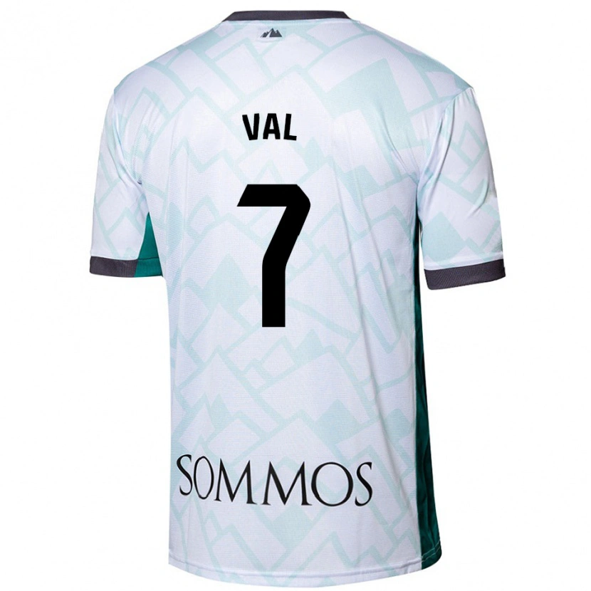 Danxen Män Rodri Val #7 Vit Grön Bortatröja Matchtröjor 2024/25 Tröjor T-Tröja