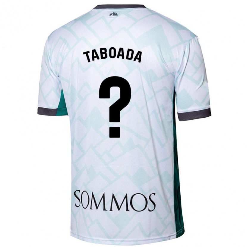 Danxen Män Héctor Taboada #0 Vit Grön Bortatröja Matchtröjor 2024/25 Tröjor T-Tröja