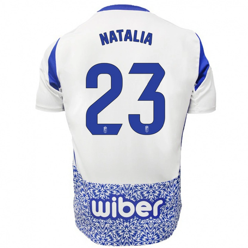 Danxen Män Natalia #23 Vit Blå Bortatröja Matchtröjor 2024/25 Tröjor T-Tröja