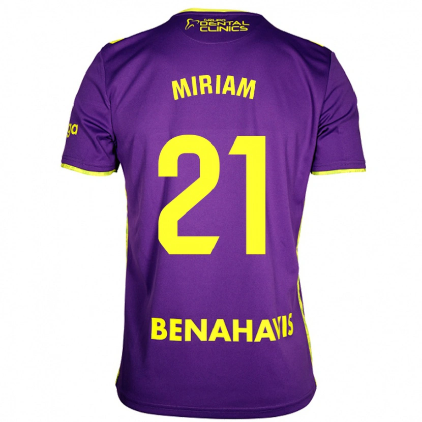Danxen Män Míriam #21 Lila Gul Bortatröja Matchtröjor 2024/25 Tröjor T-Tröja