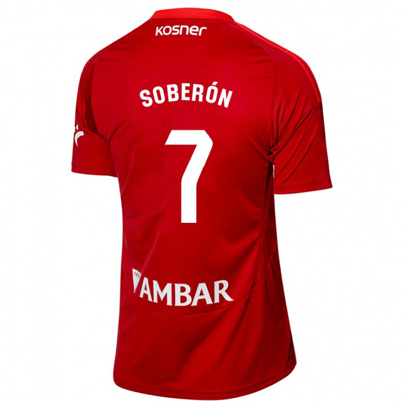 Danxen Män Mario Soberón #7 Vit Blå Bortatröja Matchtröjor 2024/25 Tröjor T-Tröja