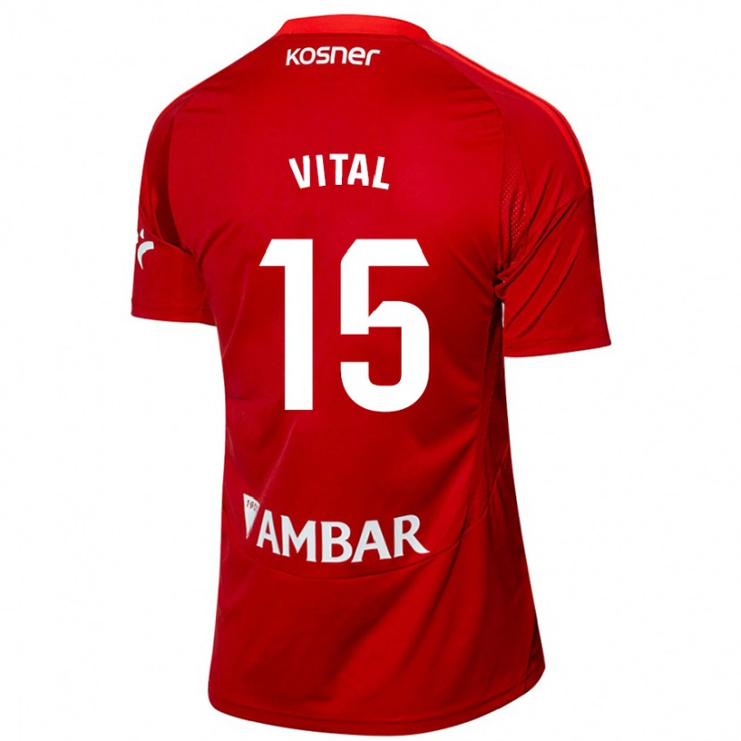 Danxen Män Bernardo Vital #15 Vit Blå Bortatröja Matchtröjor 2024/25 Tröjor T-Tröja