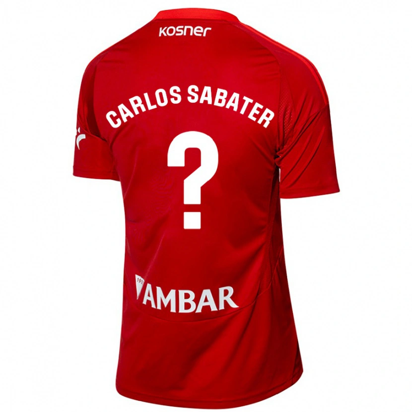 Danxen Män Juan Carlos Sabater #0 Vit Blå Bortatröja Matchtröjor 2024/25 Tröjor T-Tröja