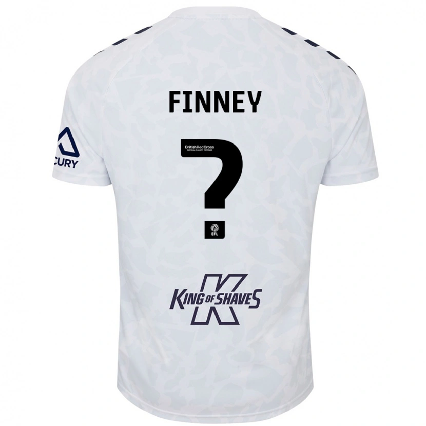 Danxen Män Charlie Finney #0 Vit Bortatröja Matchtröjor 2024/25 Tröjor T-Tröja