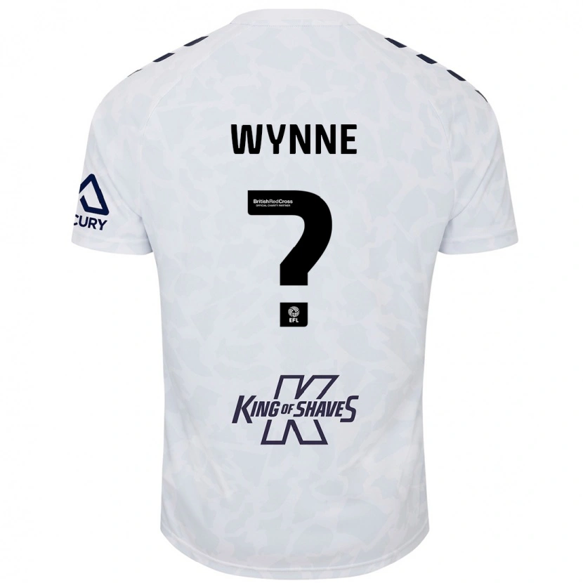 Danxen Män Joe Wynne #0 Vit Bortatröja Matchtröjor 2024/25 Tröjor T-Tröja