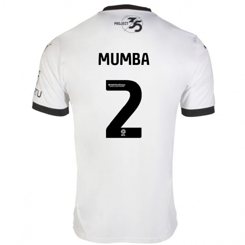 Danxen Män Bali Mumba #2 Vit Svart Bortatröja Matchtröjor 2024/25 Tröjor T-Tröja
