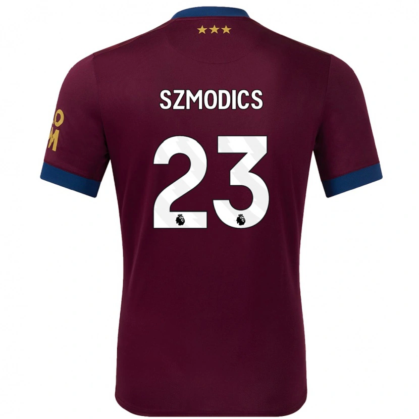 Danxen Män Sammie Szmodics #23 Brun Bortatröja Matchtröjor 2024/25 Tröjor T-Tröja