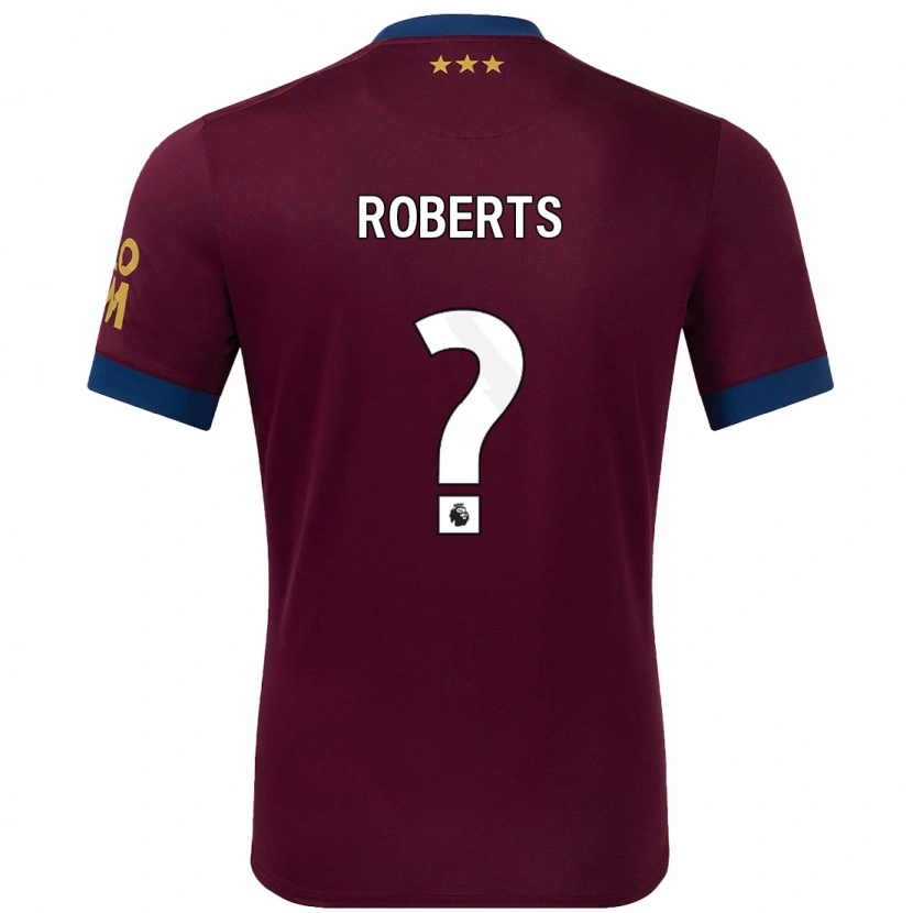 Danxen Män Mathaeus Roberts #0 Brun Bortatröja Matchtröjor 2024/25 Tröjor T-Tröja