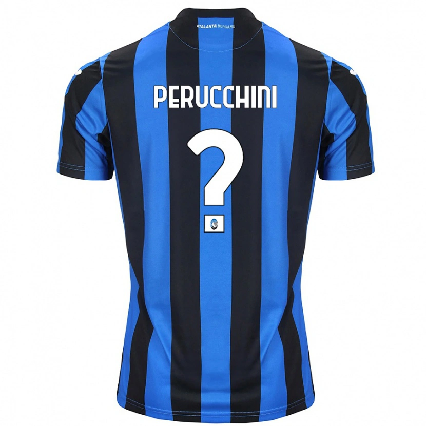Danxen Kvinnor Simone Perucchini #0 Blå Svart Hemmatröja Matchtröjor 2024/25 Tröjor T-Tröja