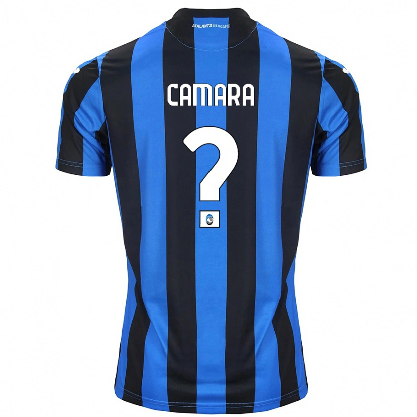 Danxen Kvinnor Ibrahima Camara #0 Blå Svart Hemmatröja Matchtröjor 2024/25 Tröjor T-Tröja