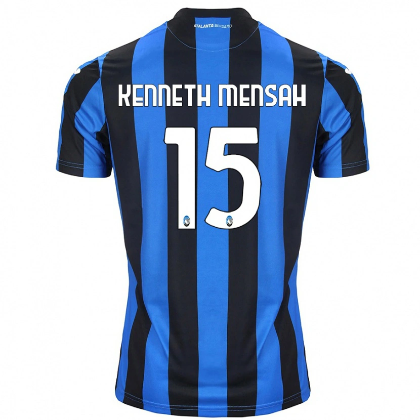 Danxen Kvinnor Anthony Kenneth Mensah #15 Blå Svart Hemmatröja Matchtröjor 2024/25 Tröjor T-Tröja