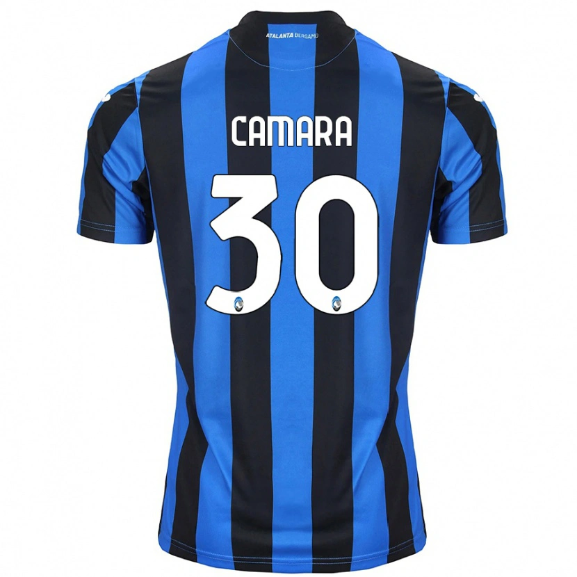 Danxen Kvinnor Henry Camara #30 Blå Svart Hemmatröja Matchtröjor 2024/25 Tröjor T-Tröja