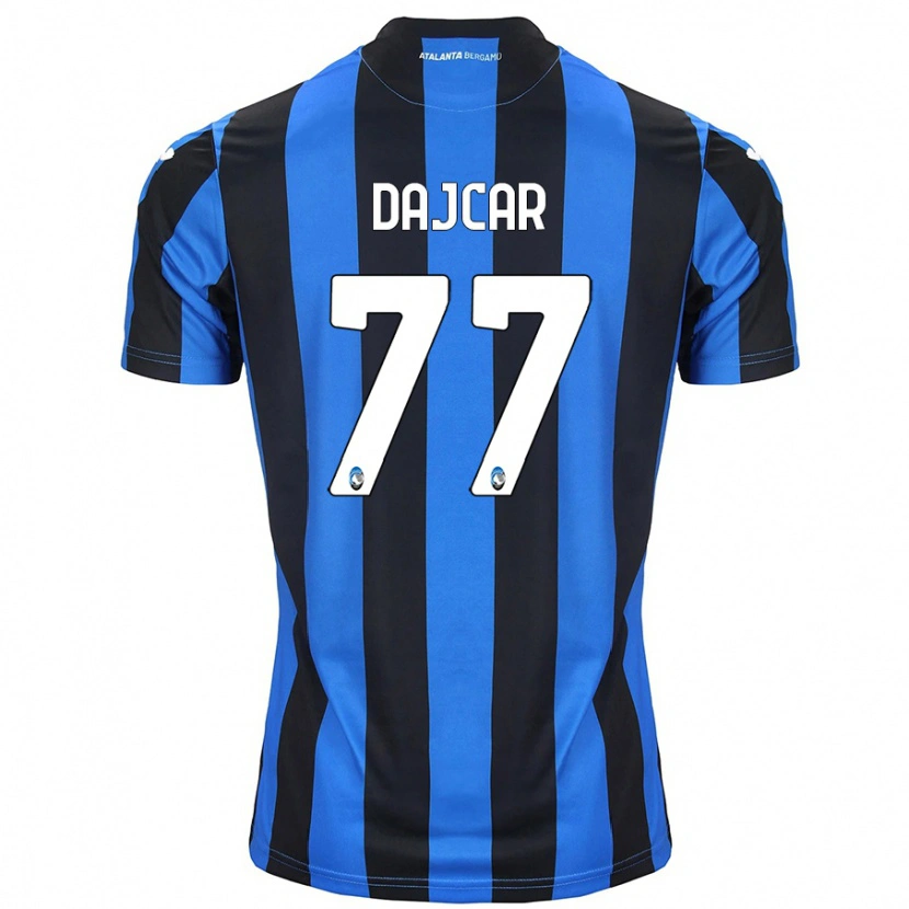 Danxen Kvinnor Matevz Dajcar #77 Blå Svart Hemmatröja Matchtröjor 2024/25 Tröjor T-Tröja