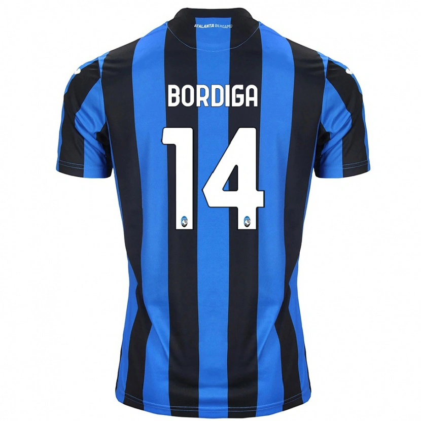 Danxen Kvinnor Michele Bordiga #14 Blå Svart Hemmatröja Matchtröjor 2024/25 Tröjor T-Tröja
