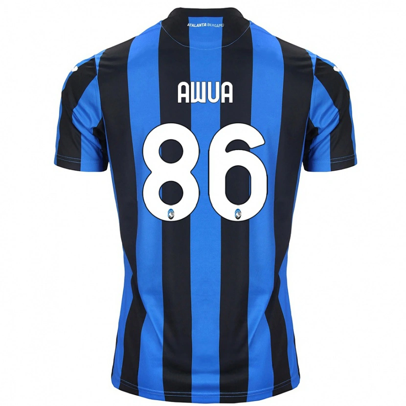 Danxen Kvinnor Theophilus Awua #86 Blå Svart Hemmatröja Matchtröjor 2024/25 Tröjor T-Tröja