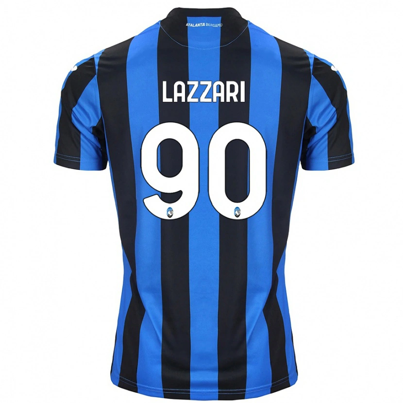Danxen Kvinnor Ilaria Lazzari #90 Blå Svart Hemmatröja Matchtröjor 2024/25 Tröjor T-Tröja