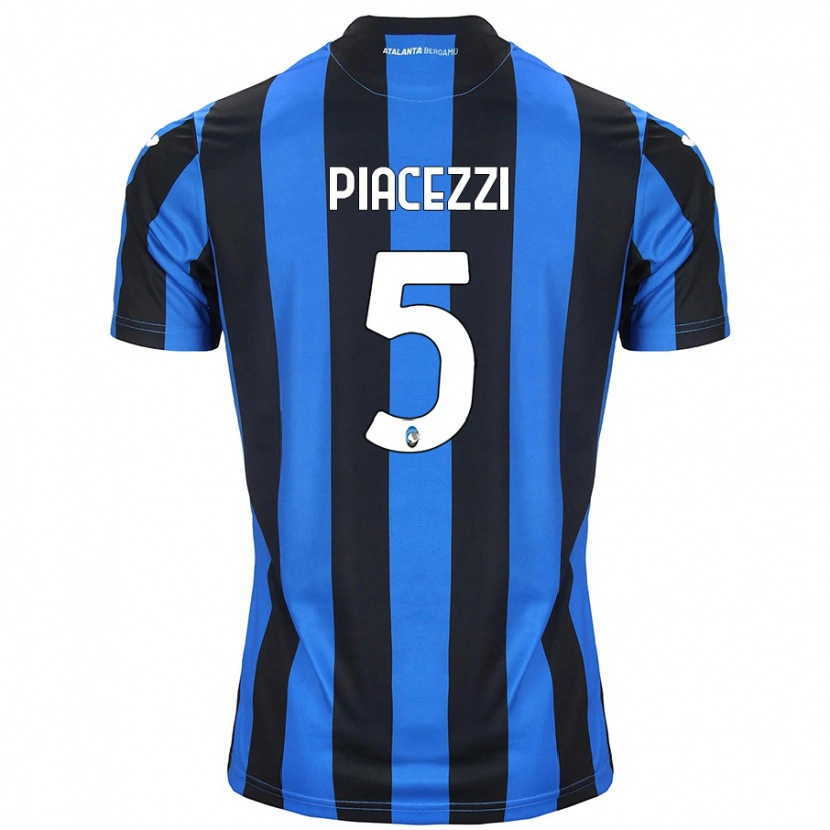 Danxen Kvinnor Eleonora Piacezzi #5 Blå Svart Hemmatröja Matchtröjor 2024/25 Tröjor T-Tröja