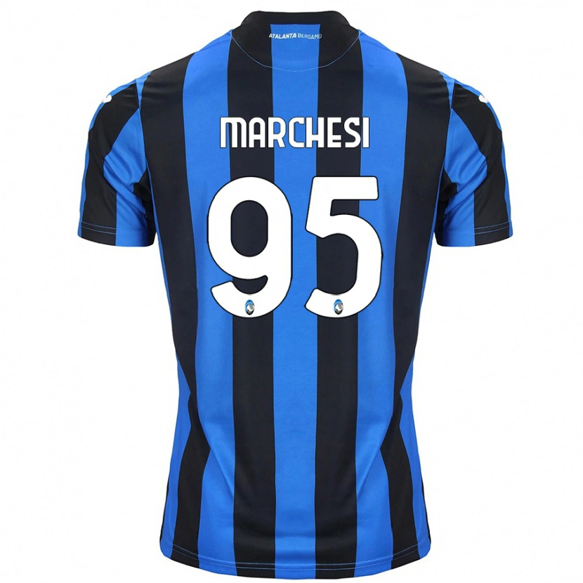 Danxen Kvinnor Silvia Marchesi #95 Blå Svart Hemmatröja Matchtröjor 2024/25 Tröjor T-Tröja