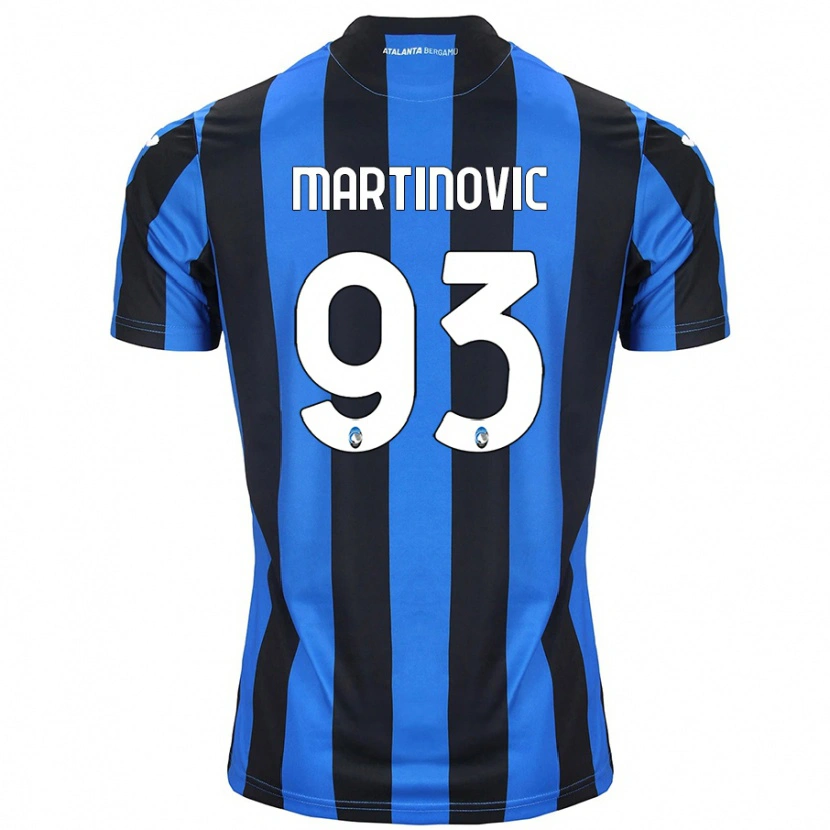 Danxen Kvinnor Melania Martinovic #93 Blå Svart Hemmatröja Matchtröjor 2024/25 Tröjor T-Tröja