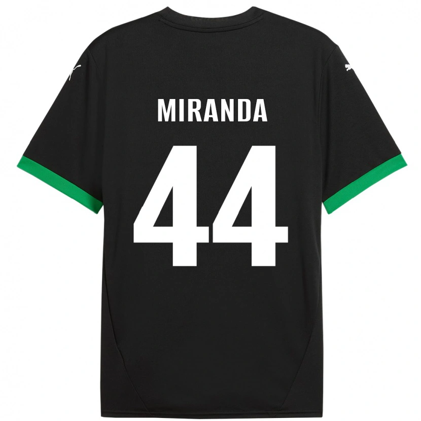 Danxen Kvinnor Kevin Miranda #44 Svart Mörkgrön Hemmatröja Matchtröjor 2024/25 Tröjor T-Tröja