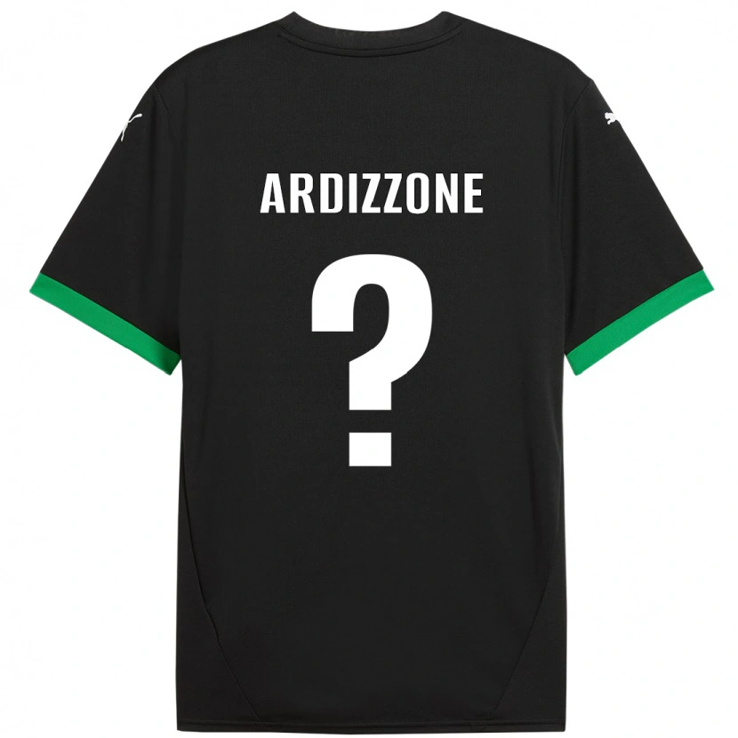 Danxen Kvinnor Simone Ardizzone #0 Svart Mörkgrön Hemmatröja Matchtröjor 2024/25 Tröjor T-Tröja