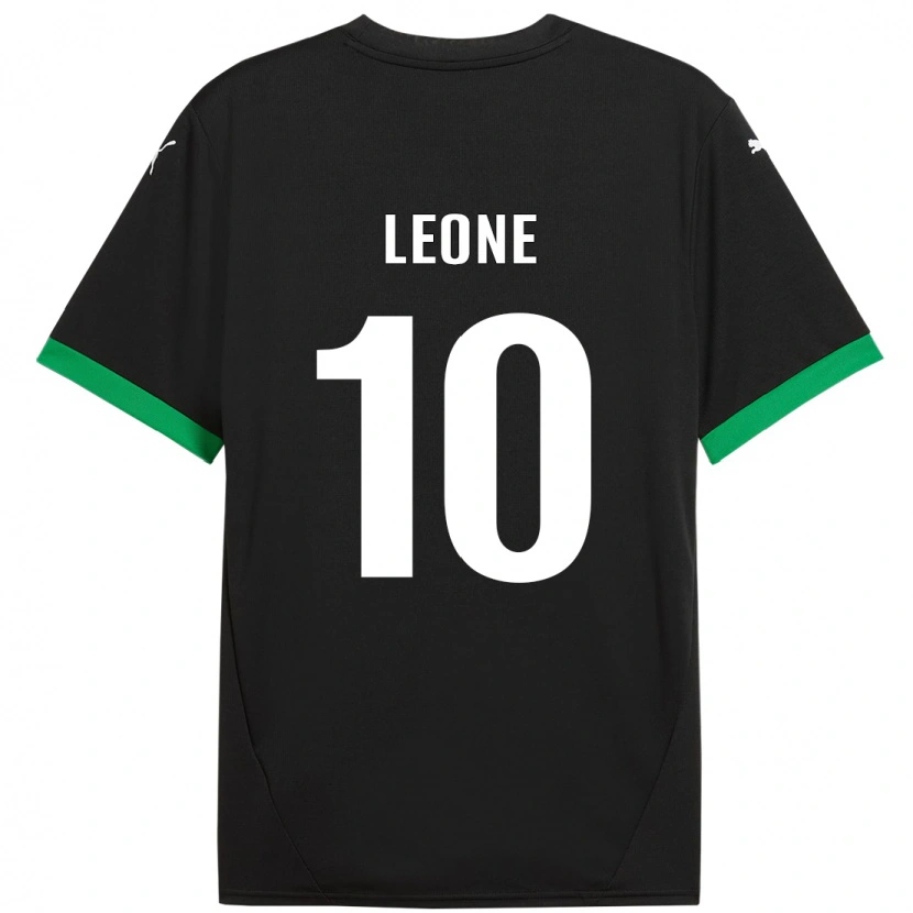 Danxen Kvinnor Kevin Leone #10 Svart Mörkgrön Hemmatröja Matchtröjor 2024/25 Tröjor T-Tröja