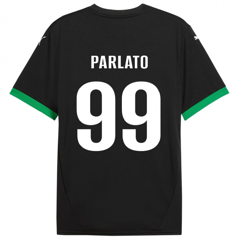Danxen Kvinnor Claudio Parlato #99 Svart Mörkgrön Hemmatröja Matchtröjor 2024/25 Tröjor T-Tröja