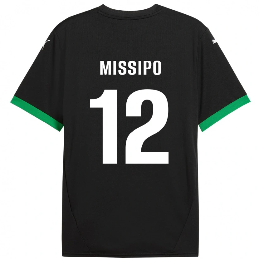 Danxen Kvinnor Kassandra Missipo #12 Svart Mörkgrön Hemmatröja Matchtröjor 2024/25 Tröjor T-Tröja