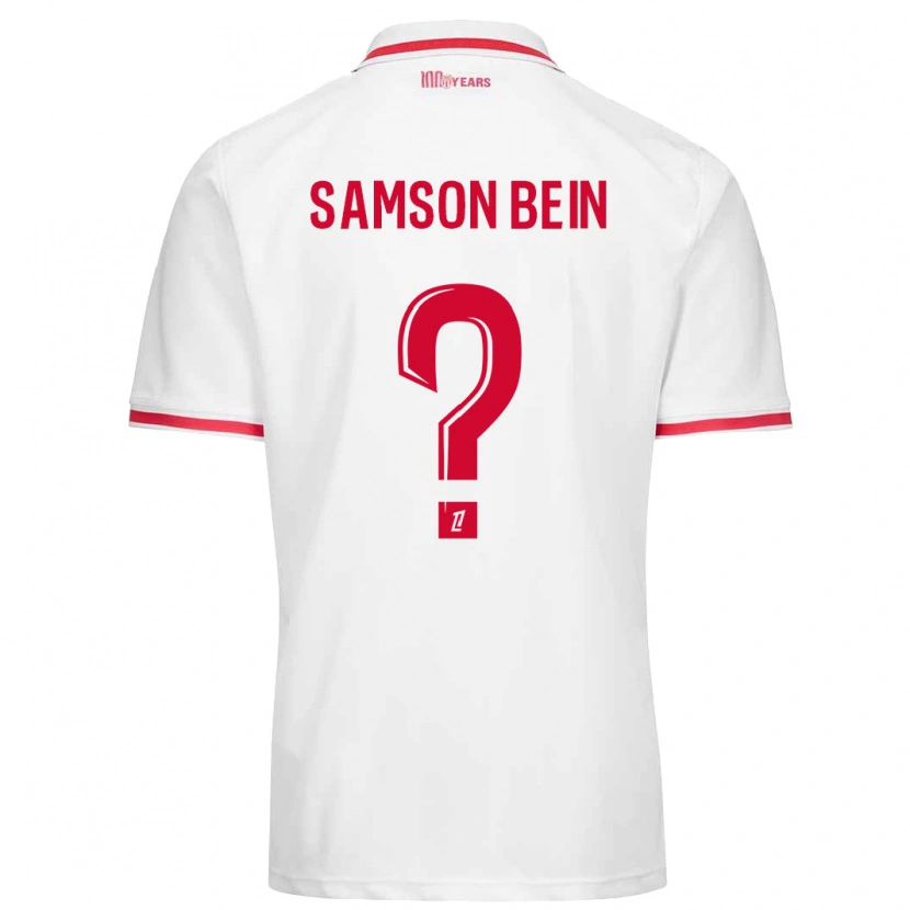 Danxen Kvinnor Sirak Samson Bein #0 Vit Röd Hemmatröja Matchtröjor 2024/25 Tröjor T-Tröja