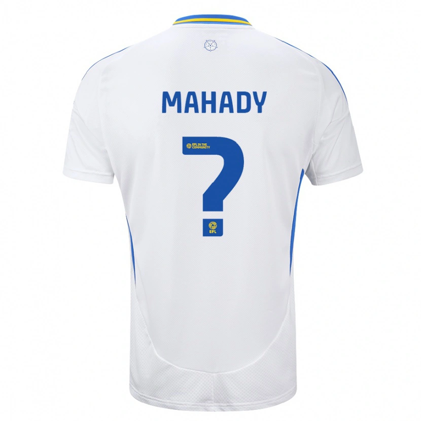 Danxen Kvinnor Rory Mahady #0 Vit Blå Hemmatröja Matchtröjor 2024/25 Tröjor T-Tröja