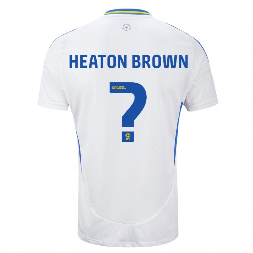 Danxen Kvinnor Heaton Brown #0 Vit Blå Hemmatröja Matchtröjor 2024/25 Tröjor T-Tröja