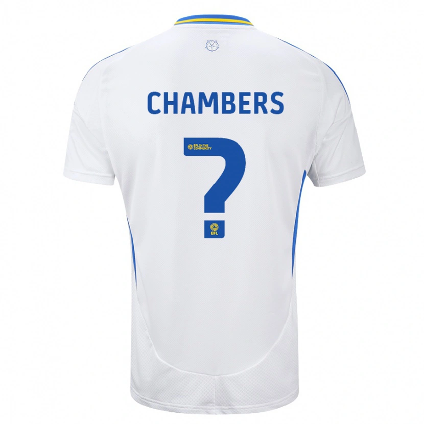 Danxen Kvinnor Sam Chambers #0 Vit Blå Hemmatröja Matchtröjor 2024/25 Tröjor T-Tröja