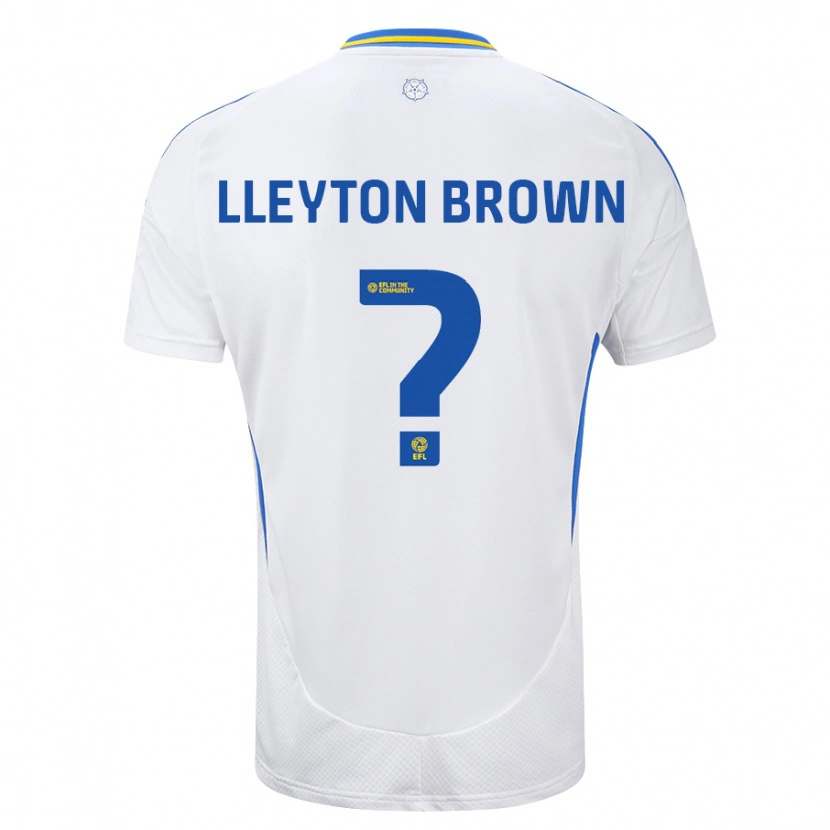 Danxen Kvinnor Lleyton Brown #0 Vit Blå Hemmatröja Matchtröjor 2024/25 Tröjor T-Tröja