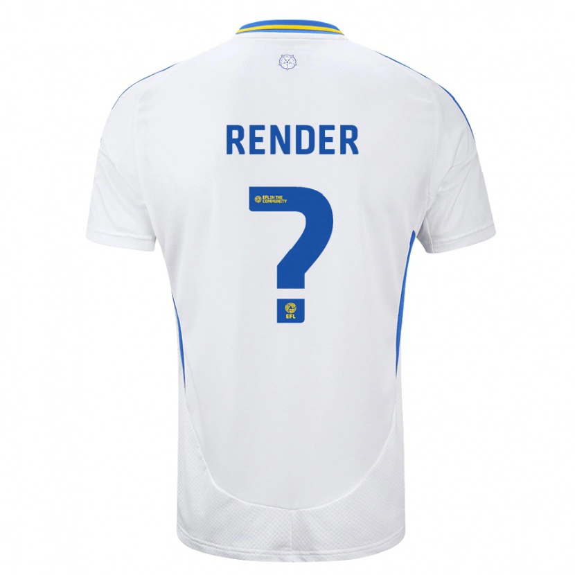 Danxen Kvinnor Jacob Render #0 Vit Blå Hemmatröja Matchtröjor 2024/25 Tröjor T-Tröja
