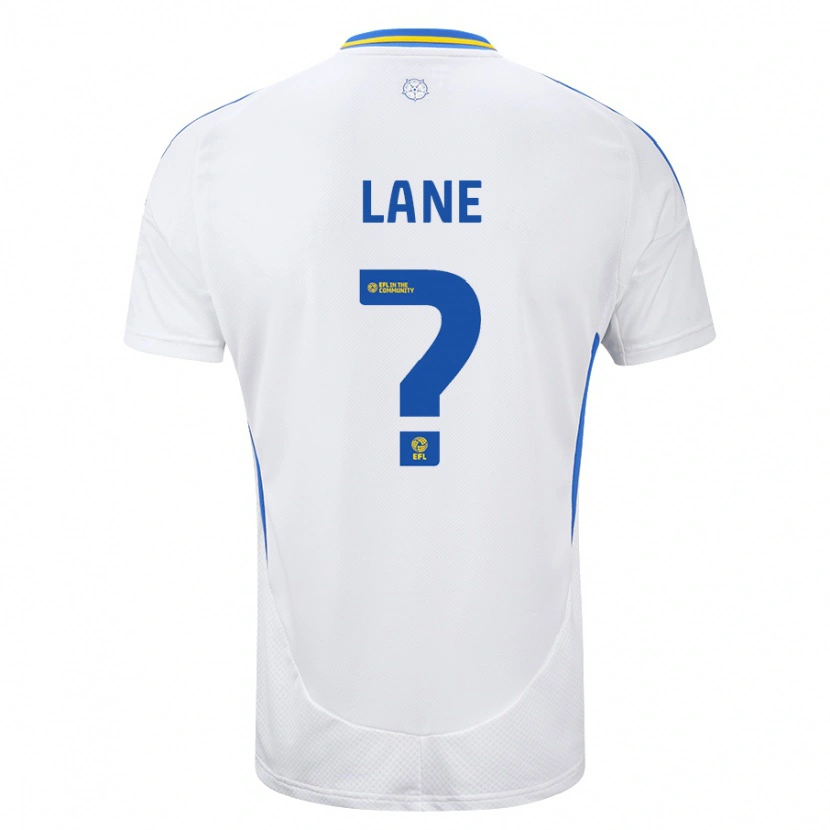 Danxen Kvinnor Freddie Lane #0 Vit Blå Hemmatröja Matchtröjor 2024/25 Tröjor T-Tröja
