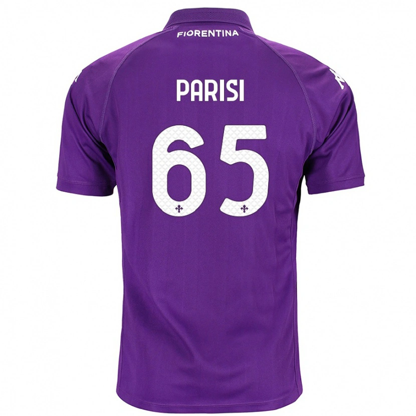 Danxen Kvinnor Fabiano Parisi #65 Purpur Hemmatröja Matchtröjor 2024/25 Tröjor T-Tröja